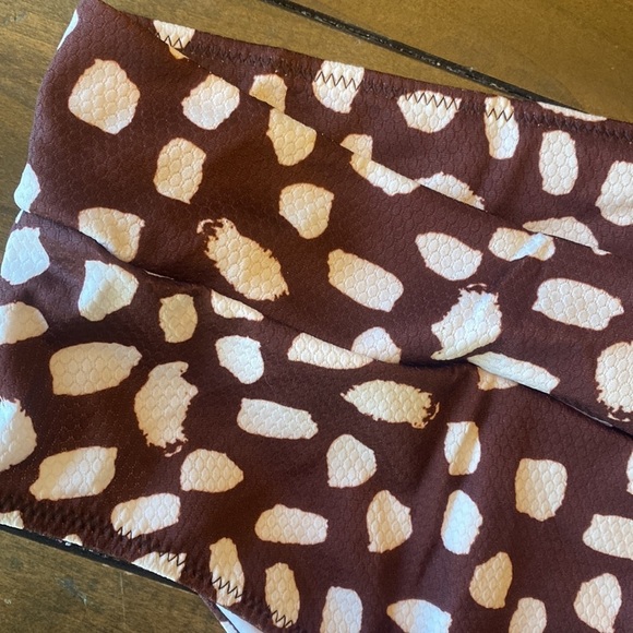 Live life on the beach brown high waist swim bottoms new with tags size XL - Picture 2 of 6